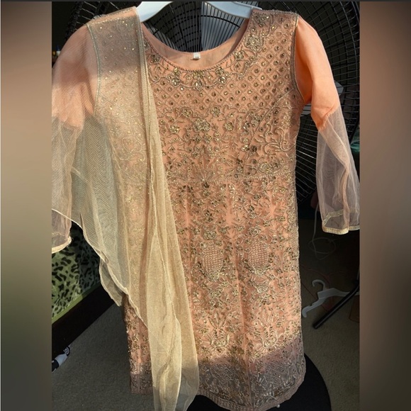 Pakistan/ Indian Ethnic Girls Designer 2 pcs fancy suit - Picture 5 of 11